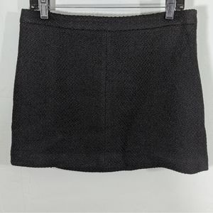 Theory Women's 8 Wool Blend Short Black Skirt